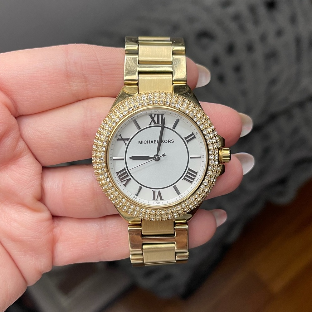 Gold Michael Kors women’s watch